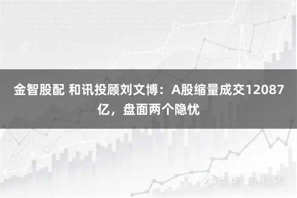 金智股配 和讯投顾刘文博:A股缩量成交12087亿,盘面两个隐忧
